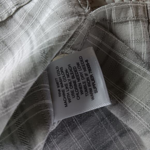 Foundry Plaid Short Sleeve Button Up Shirt 3XL - Picture 3 of 7